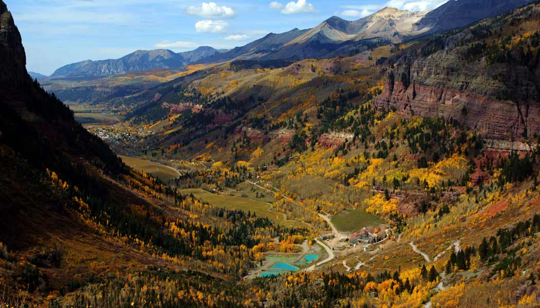 The Drive Up to Bridal Veil Falls, Telluride